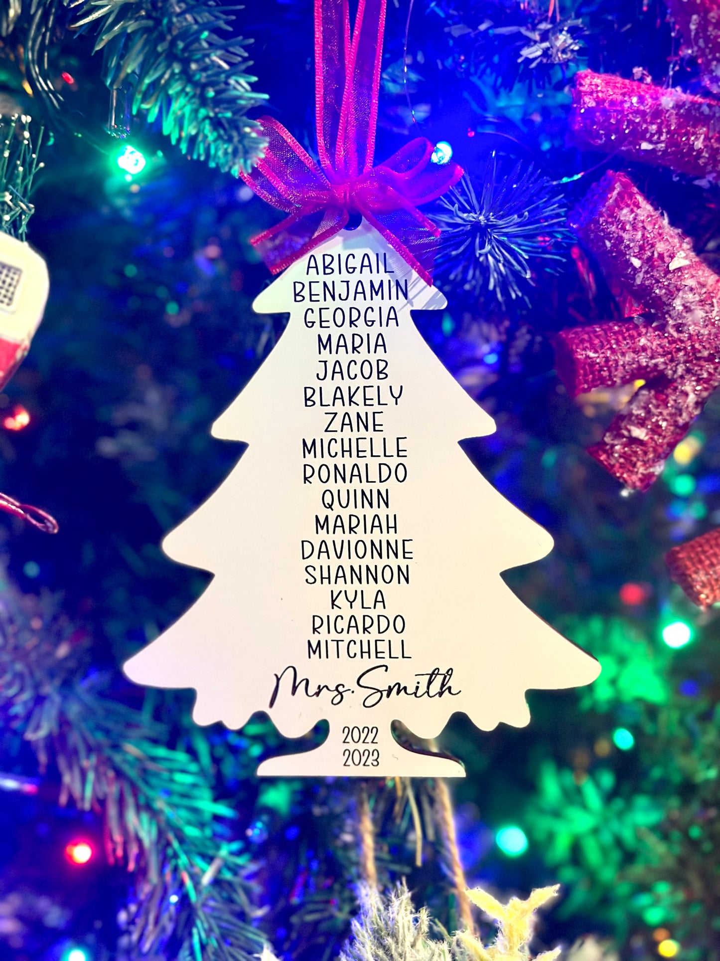 Teacher Tree Ornament