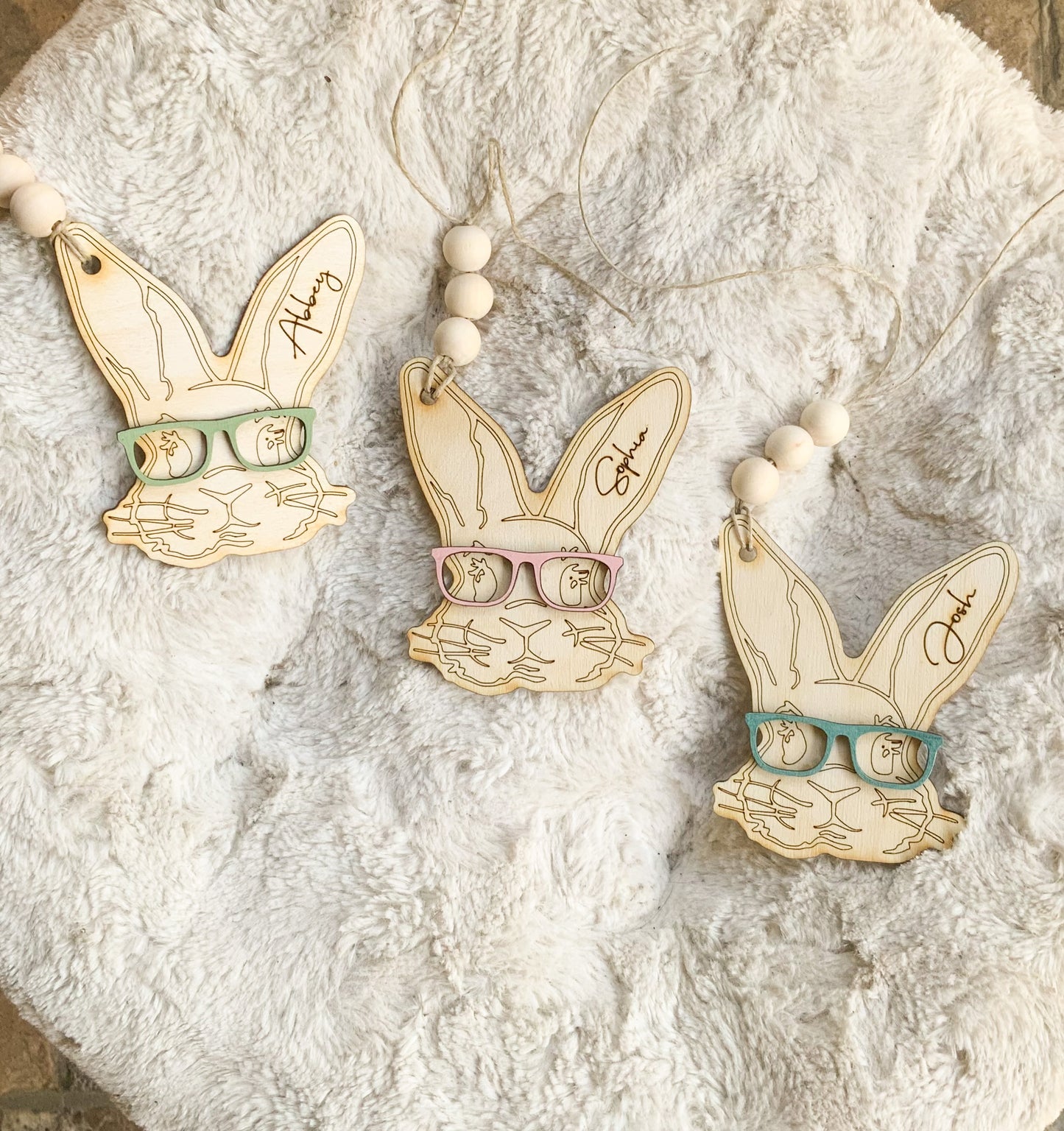 Vintage Easter Basket Tags